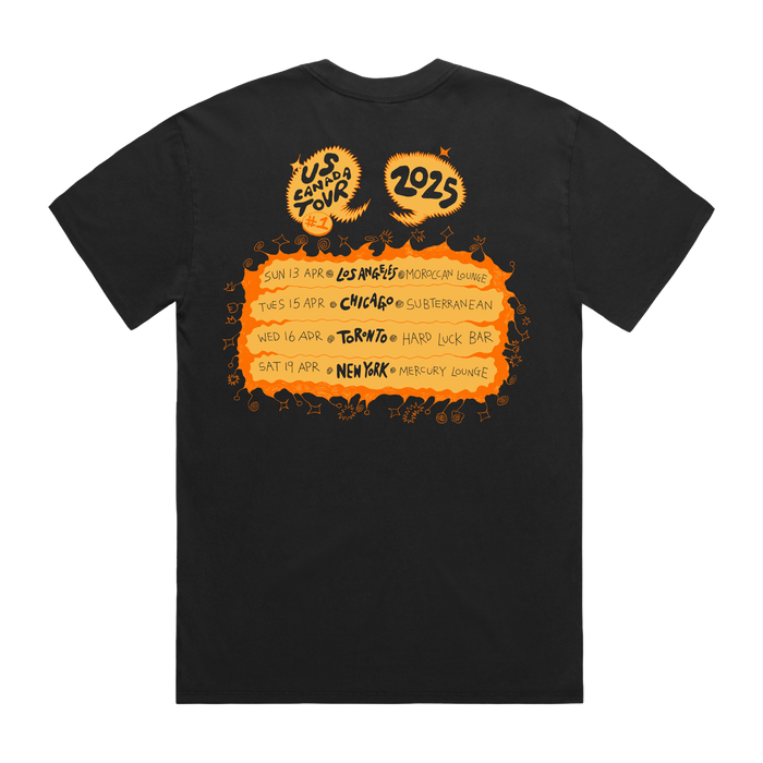 US & Canada 2025 | Black Tour Tee