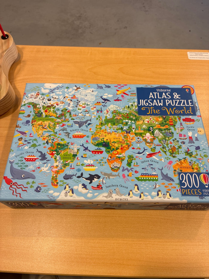 Usborne | Atlas & Jigsaw Puzzle