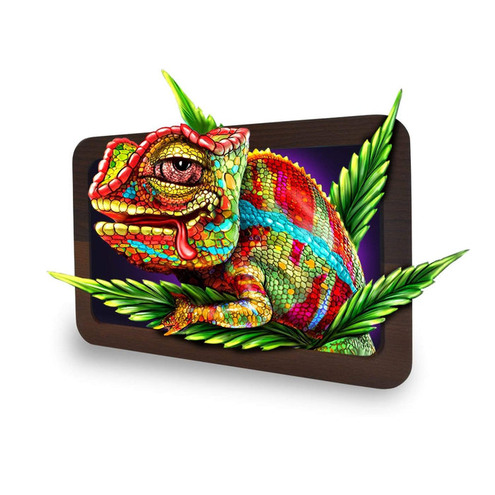 V Syndicate 3D High Def Wood Rollin' Tray - Cloud 9 Chameleon