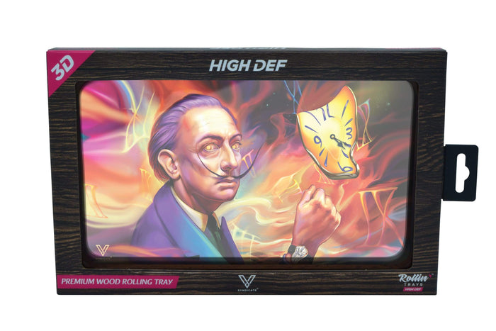 V Syndicate 3D High Def Wood Rollin' Tray - Dalirious