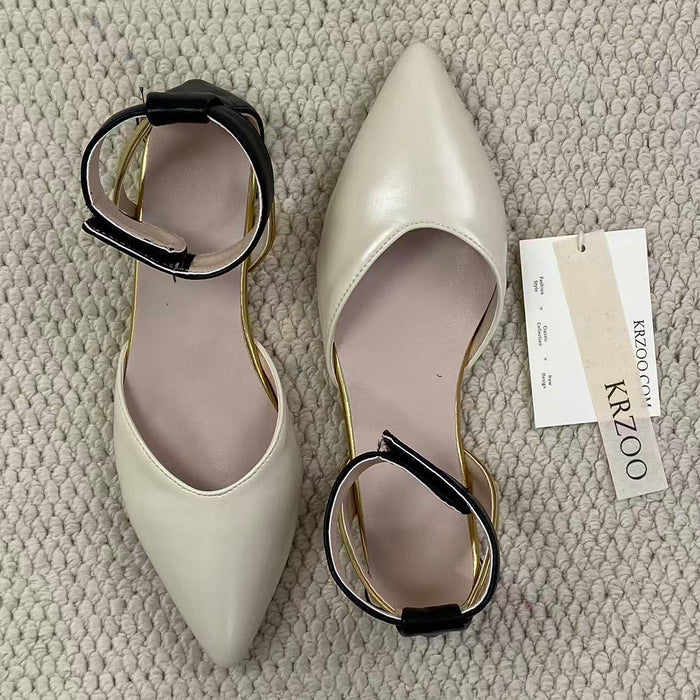 Velcro open-toe shoes