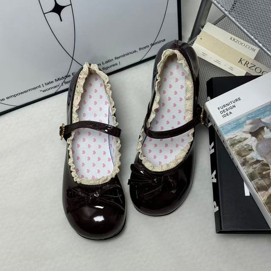 Versatile low-cut bow shoes