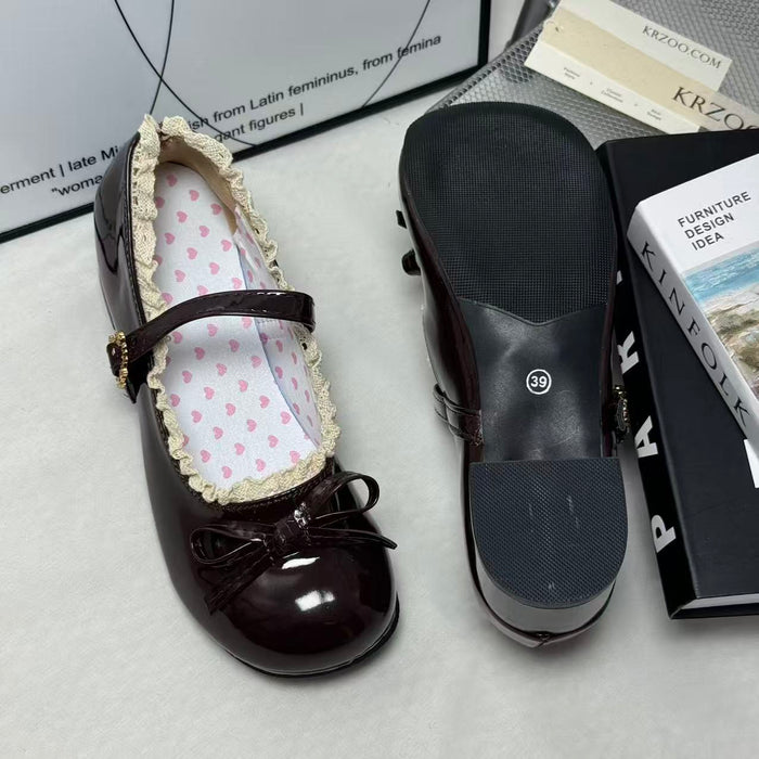 Versatile low-cut bow shoes