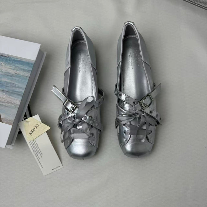 Versatile Sheepskin Ballet Flats