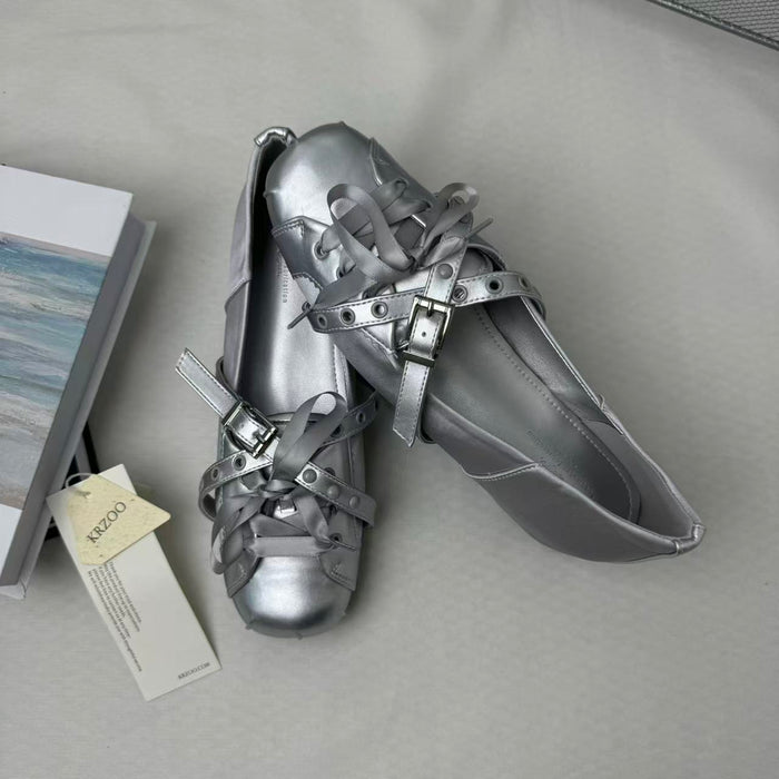 Versatile Sheepskin Ballet Flats