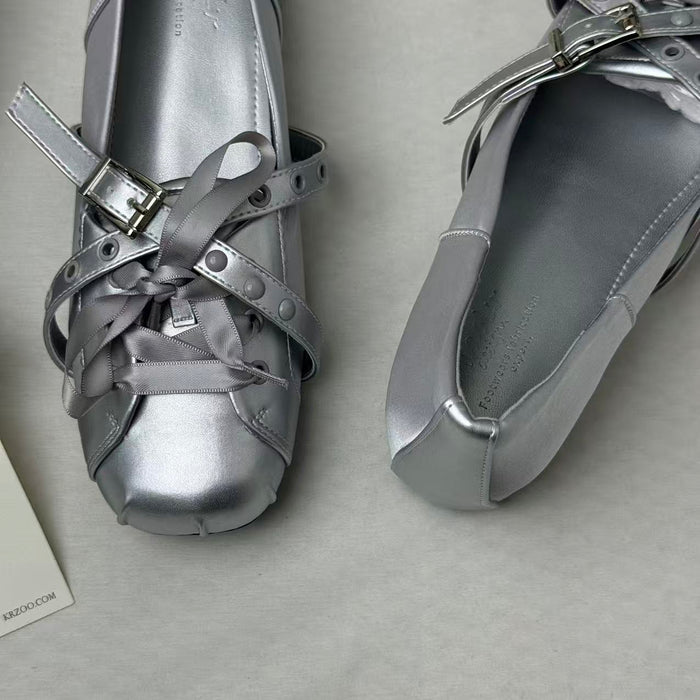 Versatile Sheepskin Ballet Flats