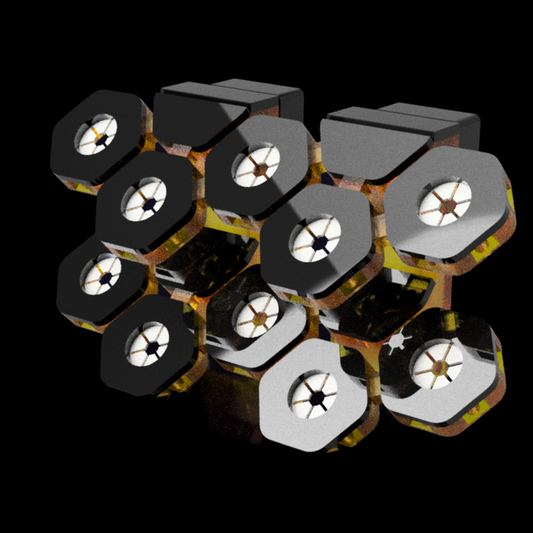 Vertical Frag Rack Double Bay