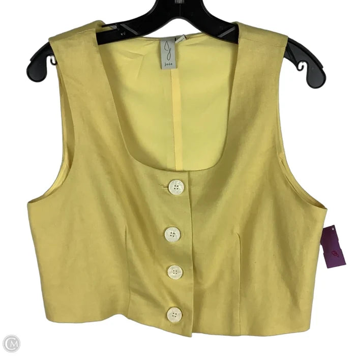 Vest Other By Joie In Yellow, Size: M