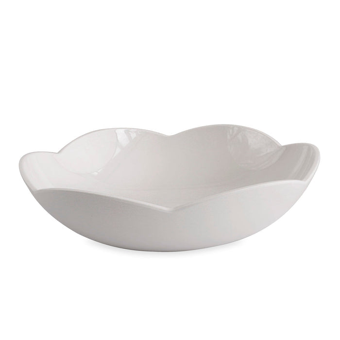 Beatriz Ball Vida Amelia Large Bowl White — Large white serving bowl isolated on white