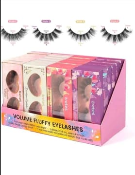 Volume Fluffy False Eyelashes Set, Mixed Styles Wispy Lashes Pack