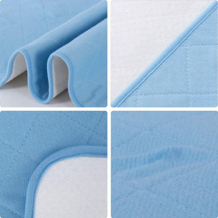 Washable Reusable Bed Pad/ Mat - 34" x 36", 2 Pack, Incontinence Underpads, Waterproof Chuck Pads, Sheet Protector with Non-slip Back for Adults, Elderly, Kids and Pets, Machine Washable - Biloban Online Store