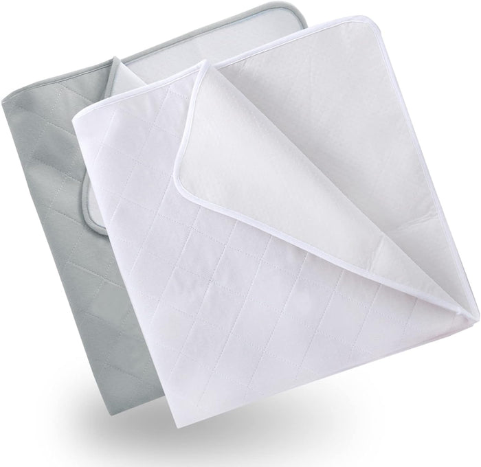 34" x 36" / Grey & White / 2 Pack