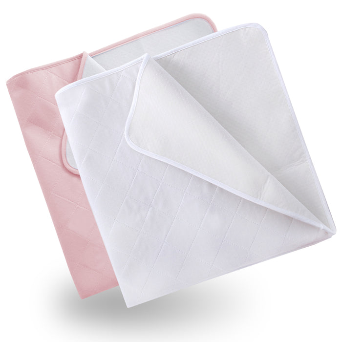 34" x 36" / Pink & White / 2 Pack