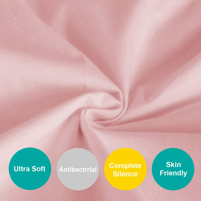 Waterproof Changing Pad Cover - 2 Pack, Ultra-Soft Microfiber, Smooth & Breathable, Pink - Biloban Online Store