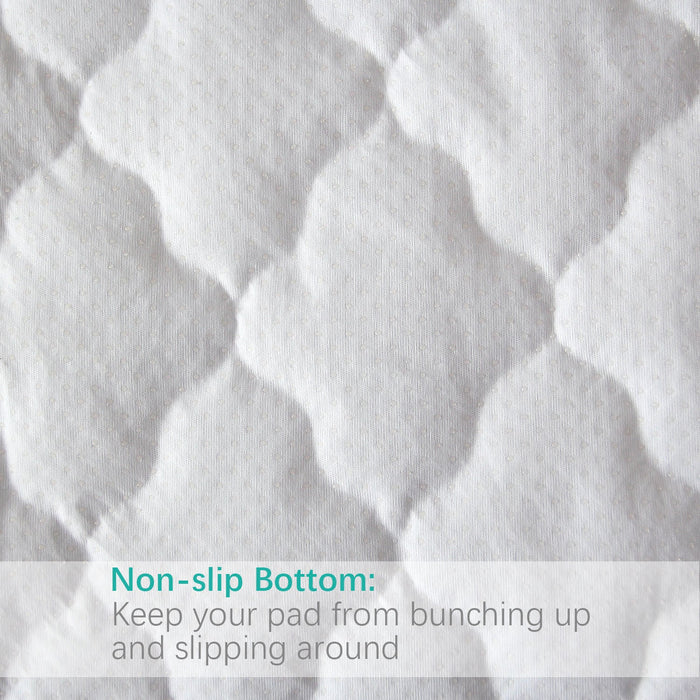 Waterproof Protector Underpads, Crib Size 28" x 52", Anti Slip & Durable Waterproof, Grey - Biloban Online Store