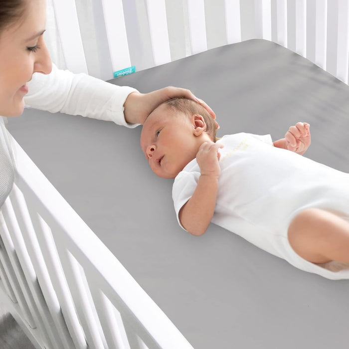 Waterproof Crib Sheet - 2 Pack, Ultra Soft Microfiber (for Standard Crib/ Toddler Bed) - Biloban Online Store