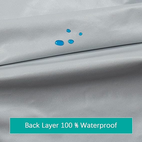 Waterproof Crib Sheet - 2 Pack, Ultra Soft Microfiber, Grey & Navy (for Standard Crib/ Toddler Bed) - Biloban Online Store