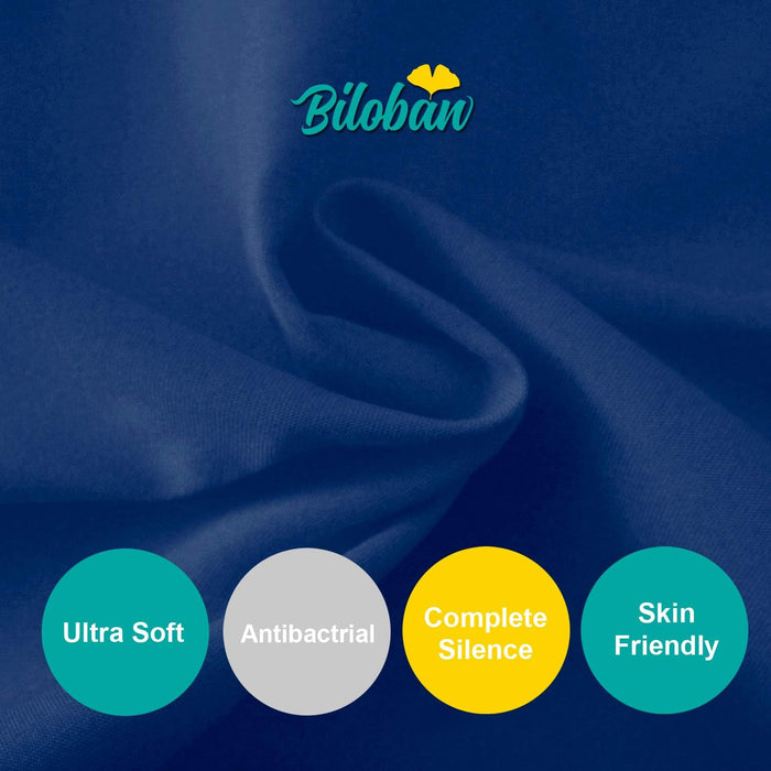 Waterproof Crib Sheet - 2 Pack, Ultra Soft Microfiber, Navy (for Standard Crib/ Toddler Bed) - Biloban Online Store