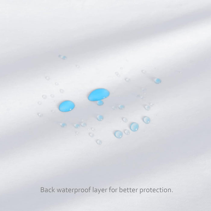 Waterproof Crib Sheet - 2 Pack, Ultra Soft Microfiber, White (for Standard Crib/ Toddler Bed) - Biloban Online Store