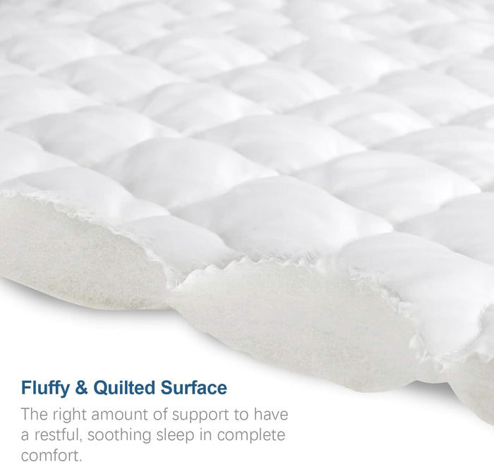 Waterproof Mattress Protector Quilted Twin & Full Size, Breathable & Noiseless Mattress Pad Cover, Fitted with Deep Pocket - Biloban Online Store