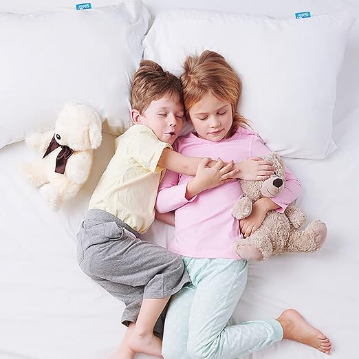 Waterproof Toddler Pillowcase with Zippper - 4 Pack, Ultra Soft Microfiber, Fits Toddler Pillow 12"x16", 13"x18" or 14"x19", White - Biloban Online Store