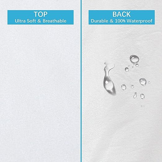 Waterproof Toddler Pillowcase with Zippper - 4 Pack, Ultra Soft Microfiber, Fits Toddler Pillow 12"x16", 13"x18" or 14"x19", White - Biloban Online Store
