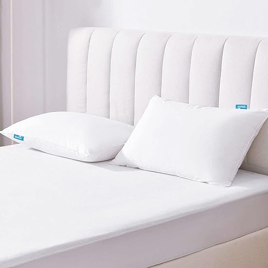 Waterproof Toddler Pillowcase with Zippper - 4 Pack, Ultra Soft Microfiber, Fits Toddler Pillow 12"x16", 13"x18" or 14"x19", White - Biloban Online Store