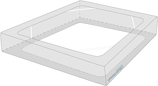Box Spring Cover with Smooth and Elastic Woven Material, 10 Pack, Wrinkle & Fading Resistant & Dustproof, White - Biloban Online Store