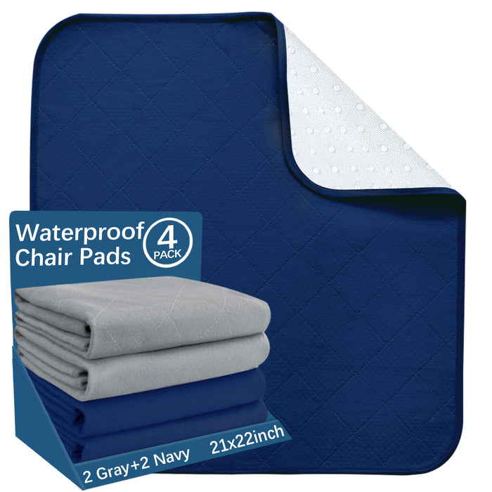 22" x 21" / Grey & Navy