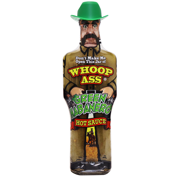 Whoop Ass Green Habanero Hot Sauce