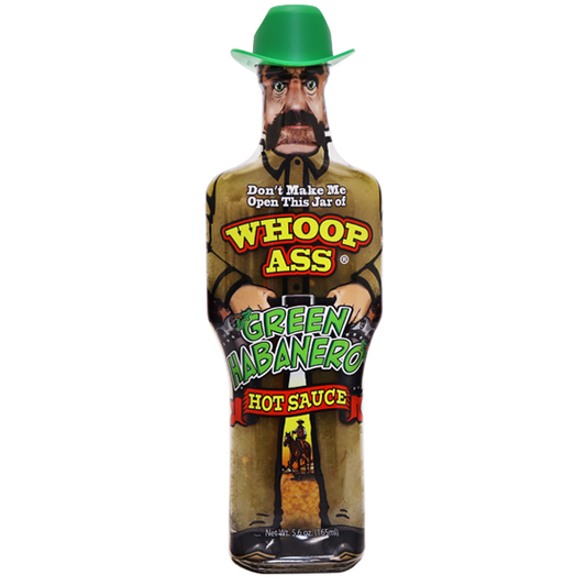 Whoop Ass Green Habanero Hot Sauce