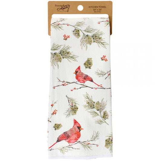 Winter Birds Kitchen Towel Set