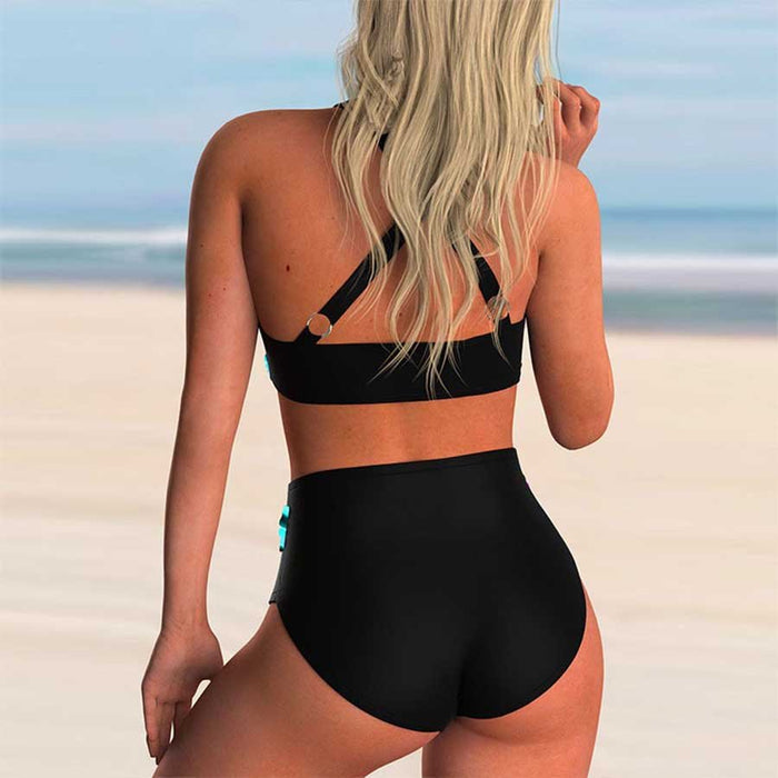 Women's Belly Covering Flank Shorts Plus Size Swimsuit