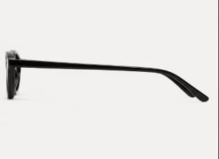 Women’s Slim Cat Eye Sunglasses – Black Frame with Dark Tinted Lenses – Minimal Chic Fashion Eyewear