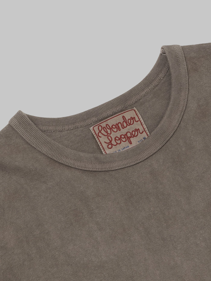 Wonder Looper Amami Hand Dyed ELS Recycled Cotton Slub T-Shirt Sharinbai + Doro Max