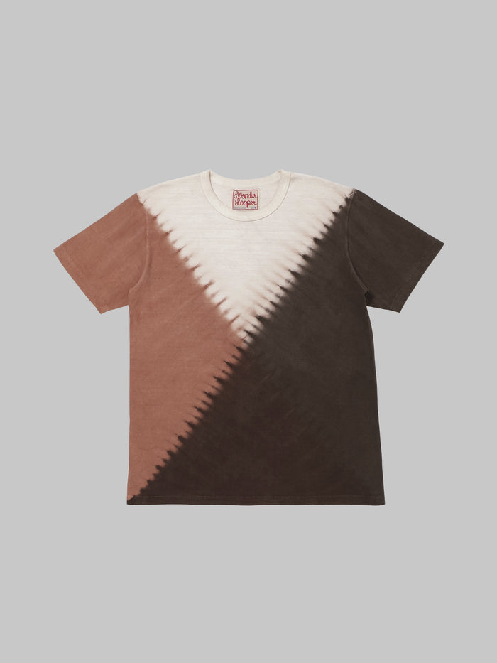 Wonder Looper Amami Hand Dyed ELS Recycled Cotton Slub T-Shirt Sharinbai + Doro Shibori