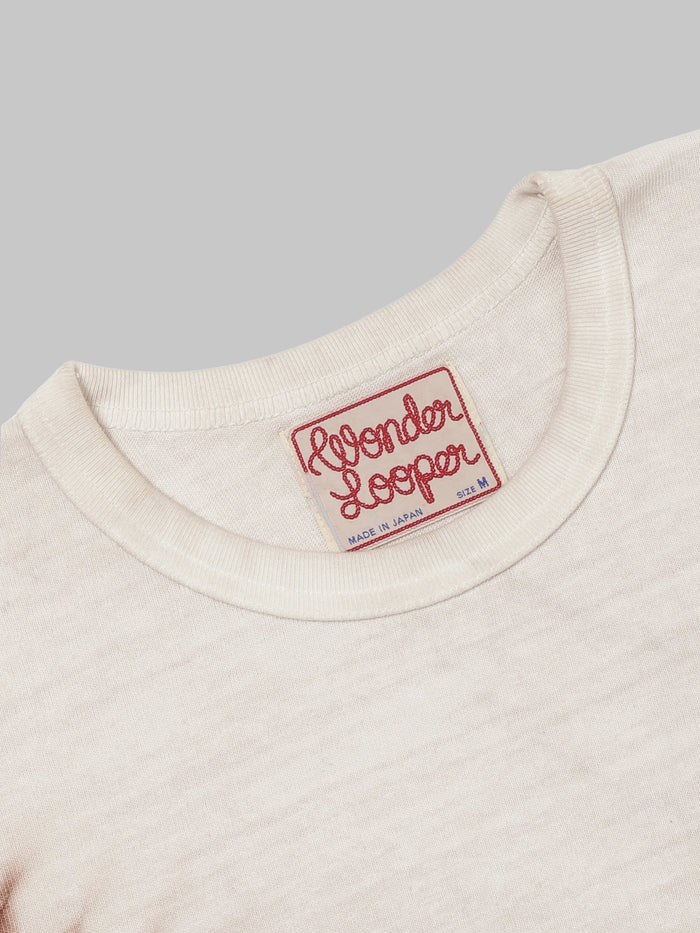 Wonder Looper Amami Hand Dyed ELS Recycled Cotton Slub T-Shirt Sharinbai + Doro Shibori