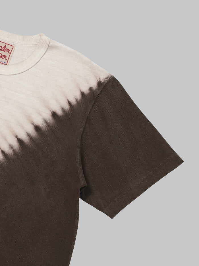 Wonder Looper Amami Hand Dyed ELS Recycled Cotton Slub T-Shirt Sharinbai + Doro Shibori