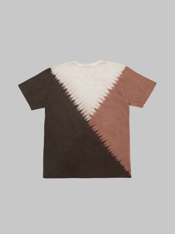 Wonder Looper Amami Hand Dyed ELS Recycled Cotton Slub T-Shirt Sharinbai + Doro Shibori