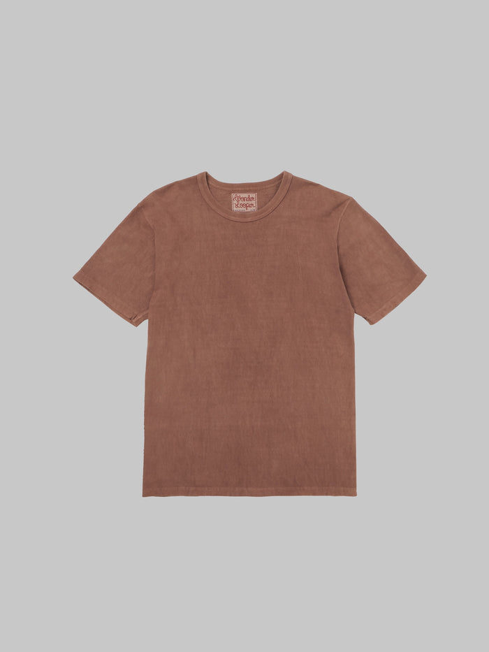 Wonder Looper Amami Hand Dyed ELS Recycled Cotton Slub T-Shirt Sharinbai + Doro