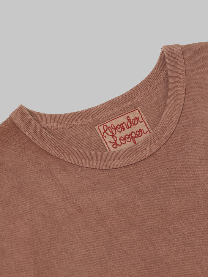 Wonder Looper Amami Hand Dyed ELS Recycled Cotton Slub T-Shirt Sharinbai + Doro