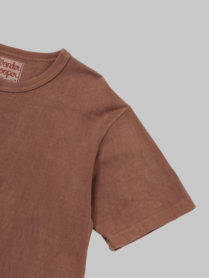 Wonder Looper Amami Hand Dyed ELS Recycled Cotton Slub T-Shirt Sharinbai + Doro