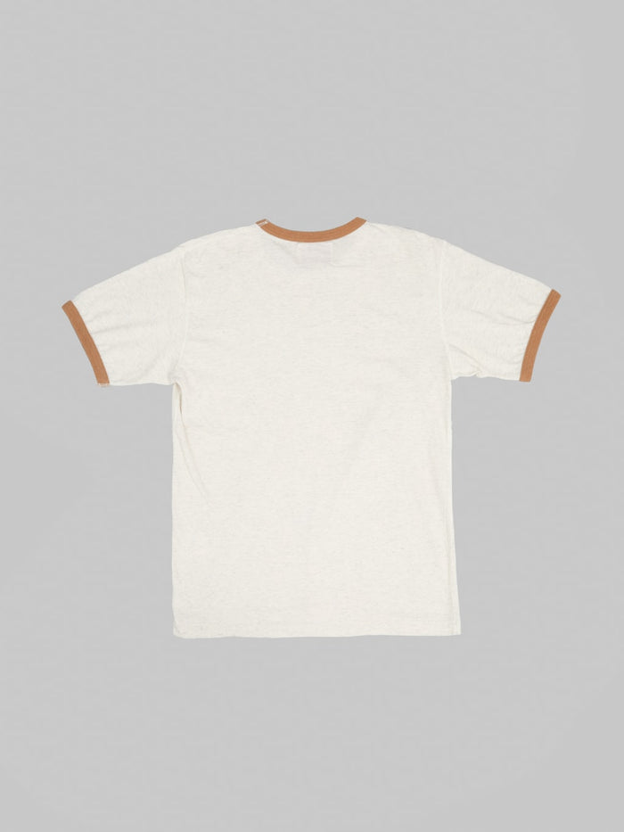 Wonder Looper Recycled Cotton Foxfibre® Ringer T-Shirt Sand