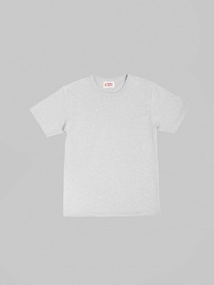 Wonder Looper Suvin Gold Tsuriami TShirt Heather Grey front