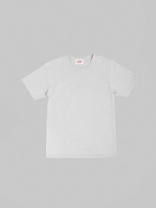 Wonder Looper Suvin Gold Tsuriami TShirt Heather Grey front