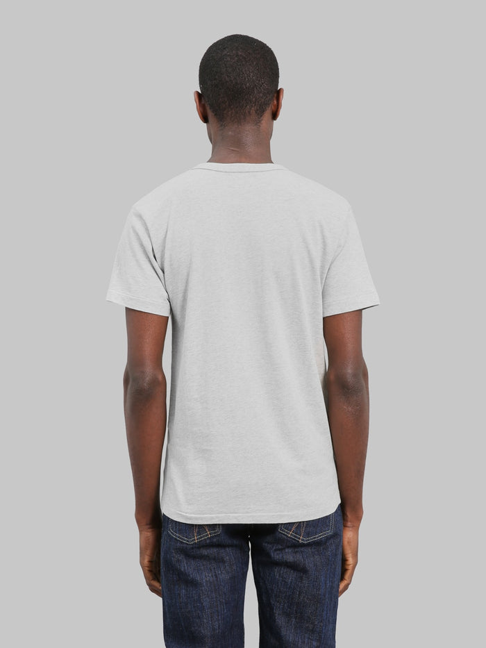 Wonder Looper Suvin Gold Tsuriami TShirt Heather Grey back