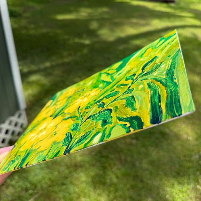 Yellow Abstract Garden Original Artboard