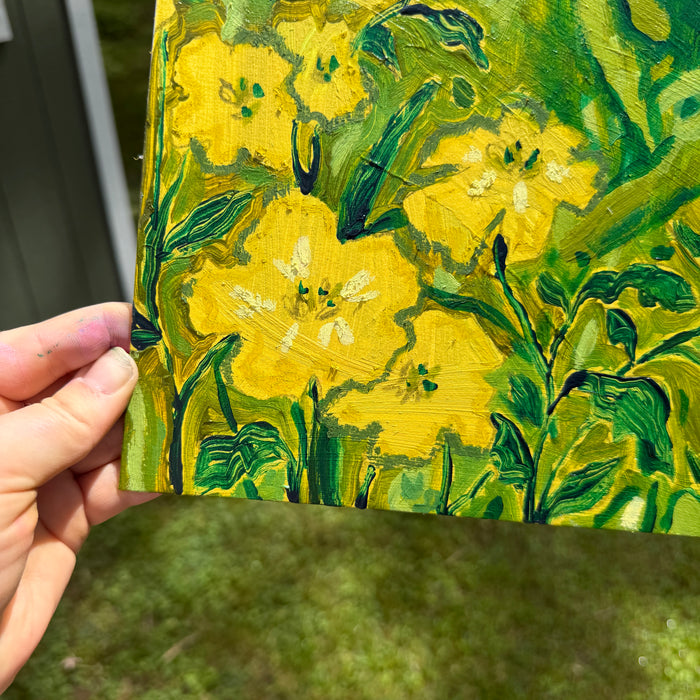 Yellow Abstract Garden Original Artboard