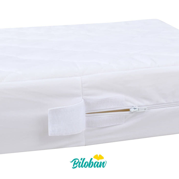 Zippered Crib Mattress Protector - Breathable 6 Side Fully Encased - Biloban Online Store