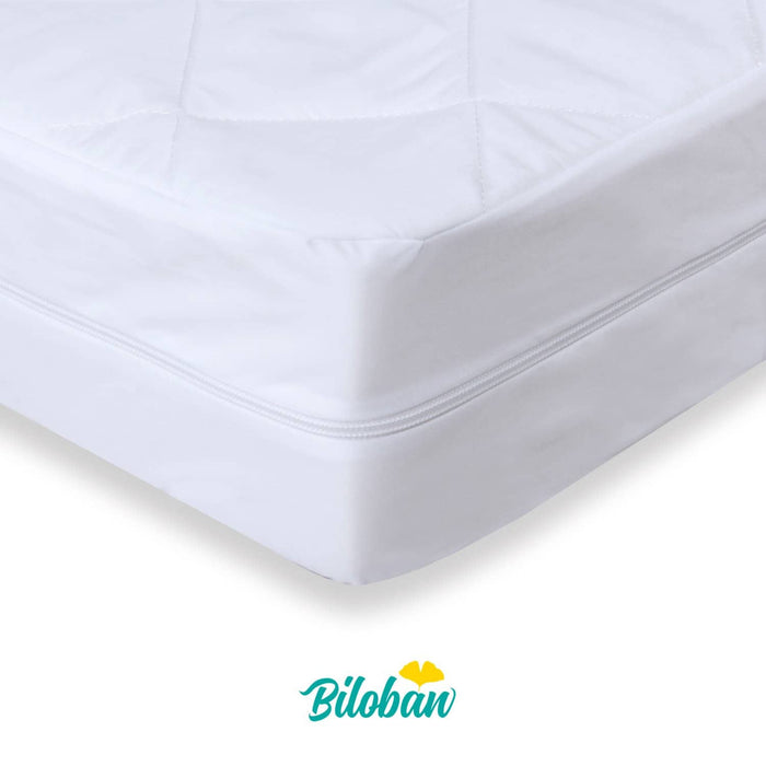 Zippered Crib Mattress Protector - Breathable 6 Side Fully Encased - Biloban Online Store